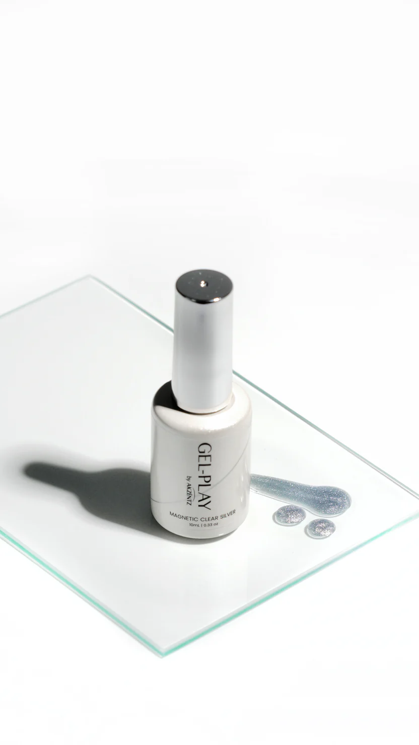 UV/LED GEL PLAY - MAGNETIC CLEAR SILVER 10g/.0.35oz â pilt 4