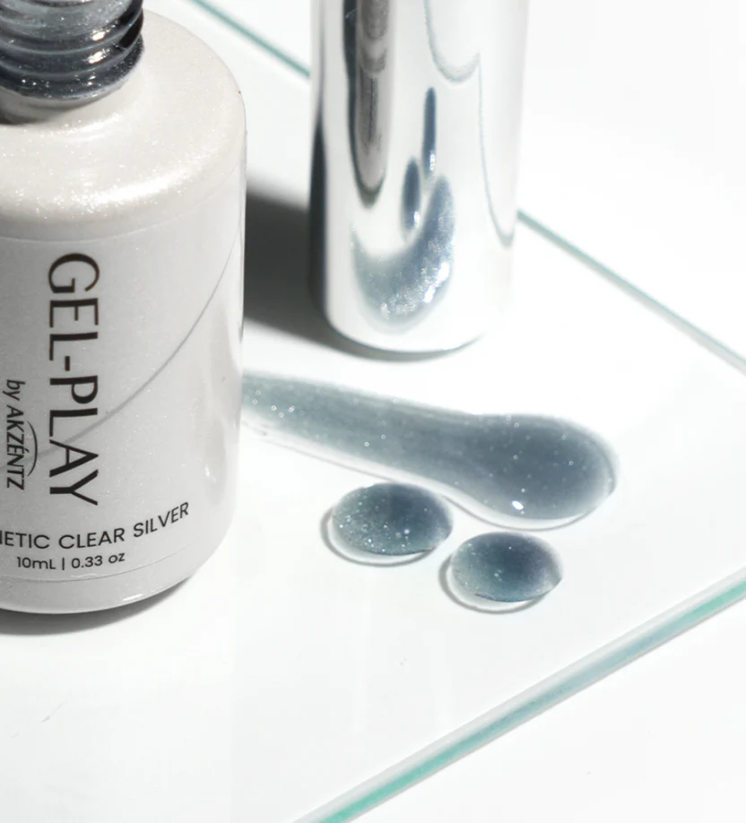 UV/LED GEL PLAY - MAGNETIC CLEAR SILVER 10g/.0.35oz â pilt 5